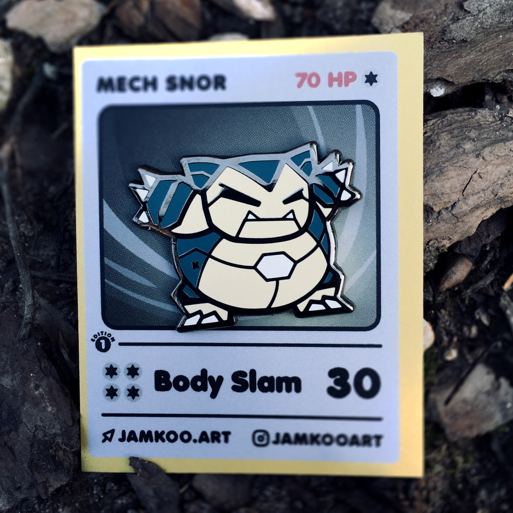 Mech SNOR - Black Metal Pin (1st)