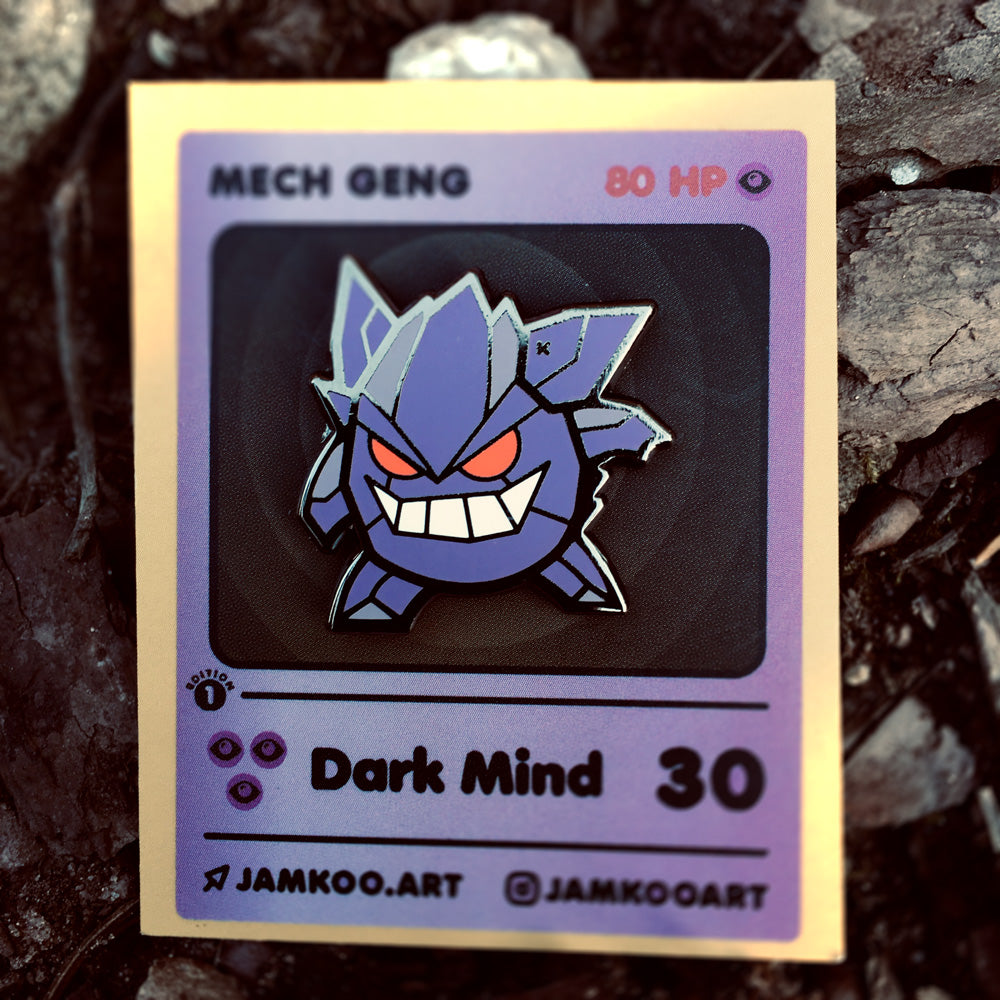 Mech GENG - Black Metal Pin (1st) - JAMKOO