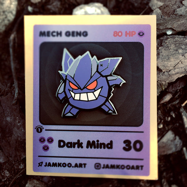 Mech GENG - Black Metal Pin (1st)