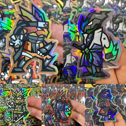 NNJA x POKE - 5 Holo Sticker Pack - JAMKOO