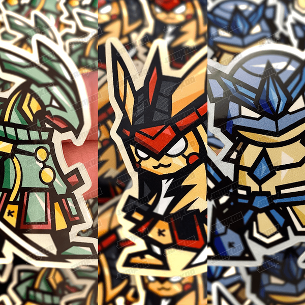 SMRI x POKE  - 3 Sticker Pack - JAMKOO