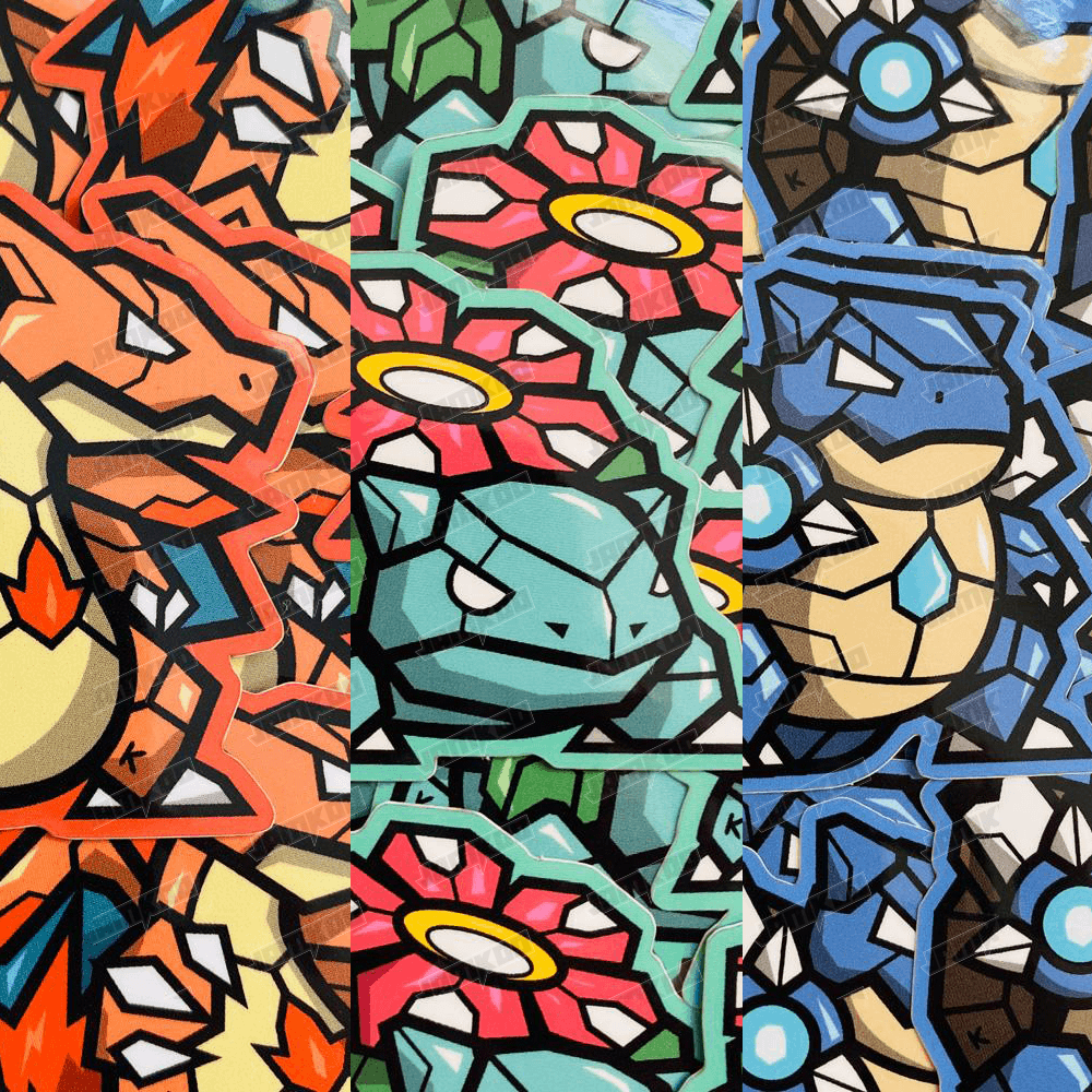 GEN1 Starter - 3 Sticker Pack - JAMKOO